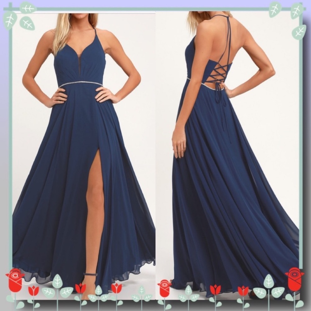 lace up maxi dress, from Lulu